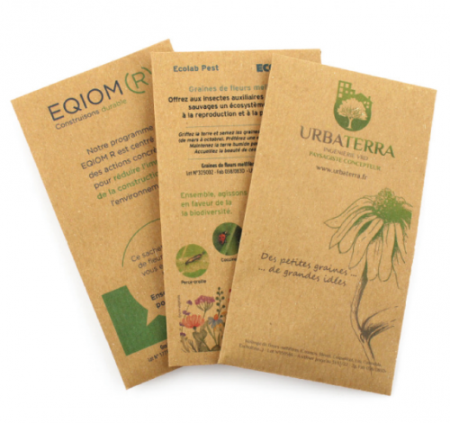 Sachet de graines Kraft